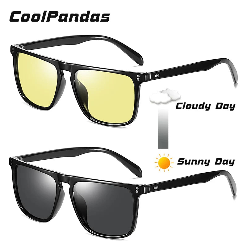 KRISCCO Designer Sonnenbrille Photochrome Polarisierte für Männer Frauen