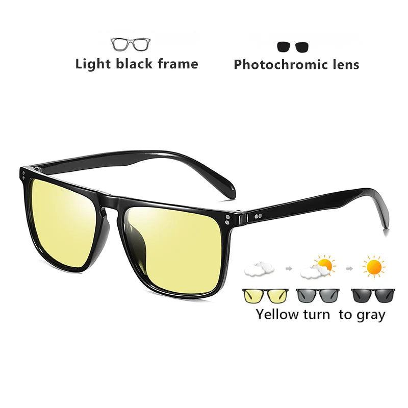 KRISCCO Designer Sonnenbrille Photochrome Polarisierte für Männer Frauen