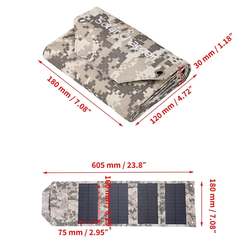 100W 80W 60W 5V USB tragbares Ladegerät für Handy Outdoor