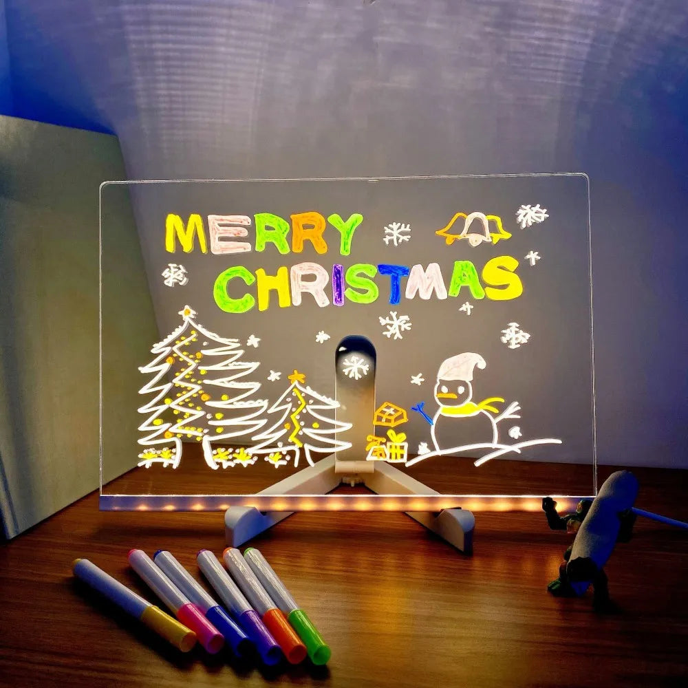 Acryl-LED-Schreib-Nachrichtentafel, leuchtende Acryl-Nachrichtentafel
