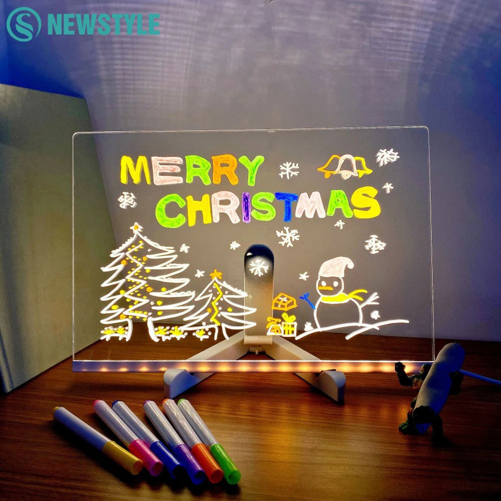 Acryl-LED-Schreib-Nachrichtentafel, leuchtende Acryl-Nachrichtentafel