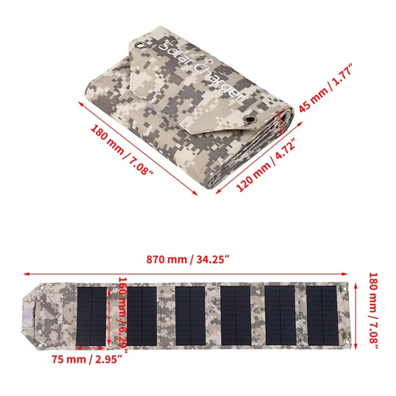 100W 80W 60W 5V USB tragbares Ladegerät für Handy Outdoor