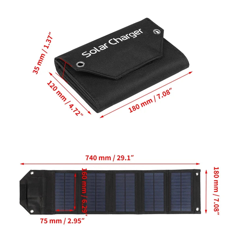 100W 80W 60W 5V USB tragbares Ladegerät für Handy Outdoor