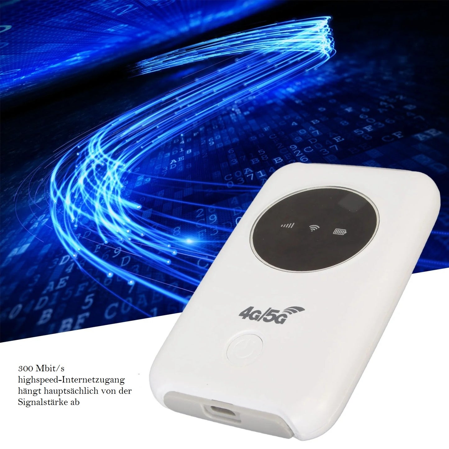 4G LTE WLAN Modem, 300Mbps, Micro-SIM-Kartensteckplatz