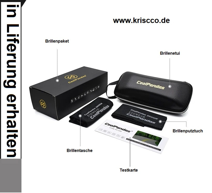 KRISCCO Designer Sonnenbrille Photochrome Polarisierte für Männer Frauen