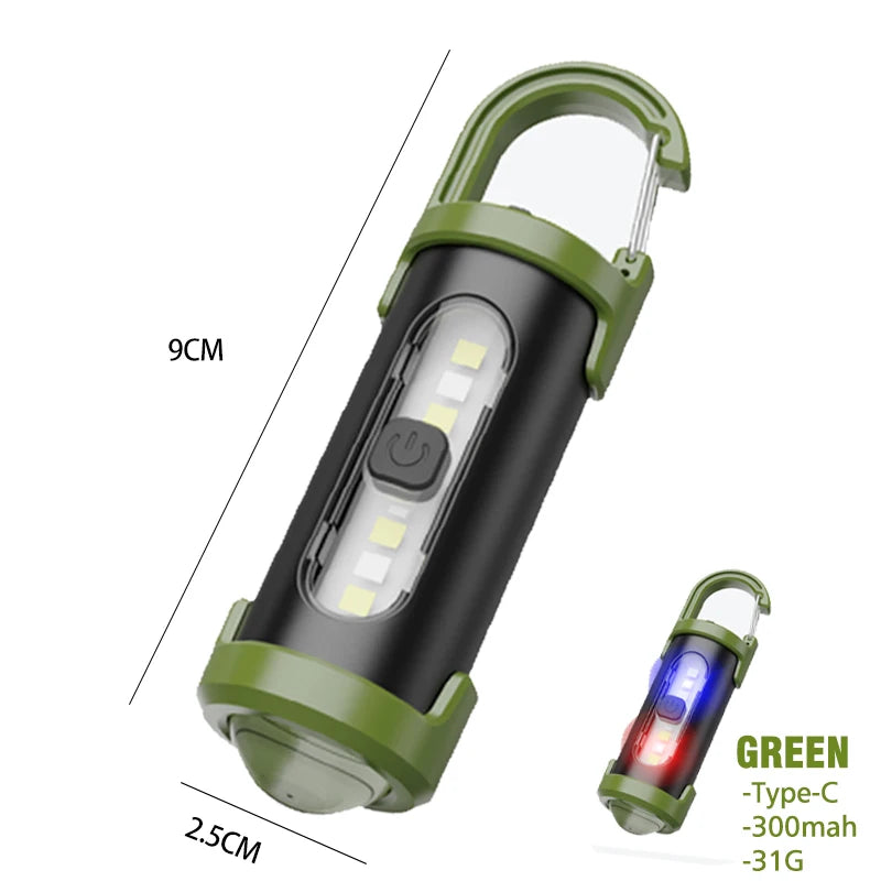 Wiederaufladbare Schlüsselanhänger-Taschenlampen
